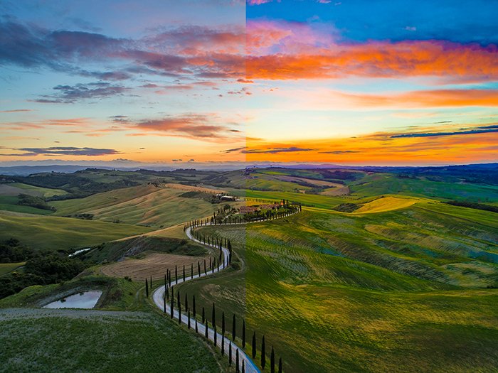 vibrant photography editing styles